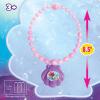 Just Play Disney Junior Ariel Ocean Glow Necklace with Lights and Sounds, Dress Up and Pretend Play, Kids Toys for Ages 3 Up