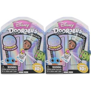 Disney Doorables Mini Peek Technicolor Takeover 2-Pack, 1.5-inch Collectible Figures, Kids Toys for Ages 5 Up by Just Play(Series 10)