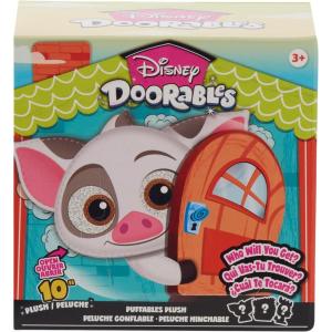 Disney Doorables Puffables Plush Moana, 10-inch Collectible Plush, Styles May Vary, Officially Licensed Kids Toys for Ages 3 Up by Just Play(Moana)