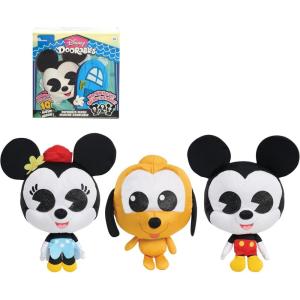 Disney Doorables Puffables Plushie Series 3, Mystery 10-Inch Collectible Plush, Soft Fabric, Kids Toys for Ages 3 Up by Just Play(Mystery)
