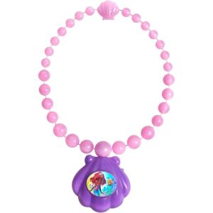 Just Play Disney Junior Ariel Ocean Glow Necklace with Lights and Sounds, Dress Up and Pretend Play, Kids Toys for Ages 3 Up