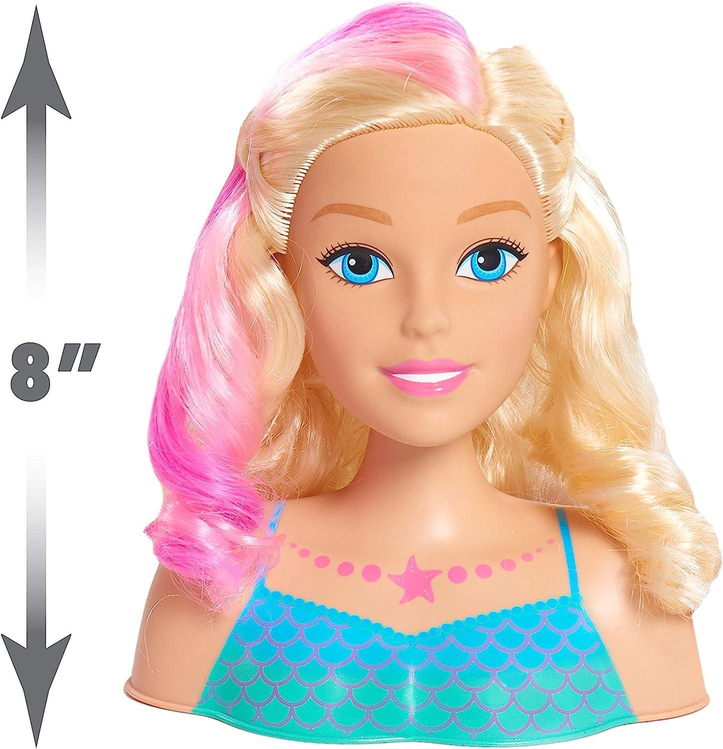imageBarbie Dreamtopia Mermaid Styling Head 22 pieces Kids Toys for Ages 3 Up by Just Play