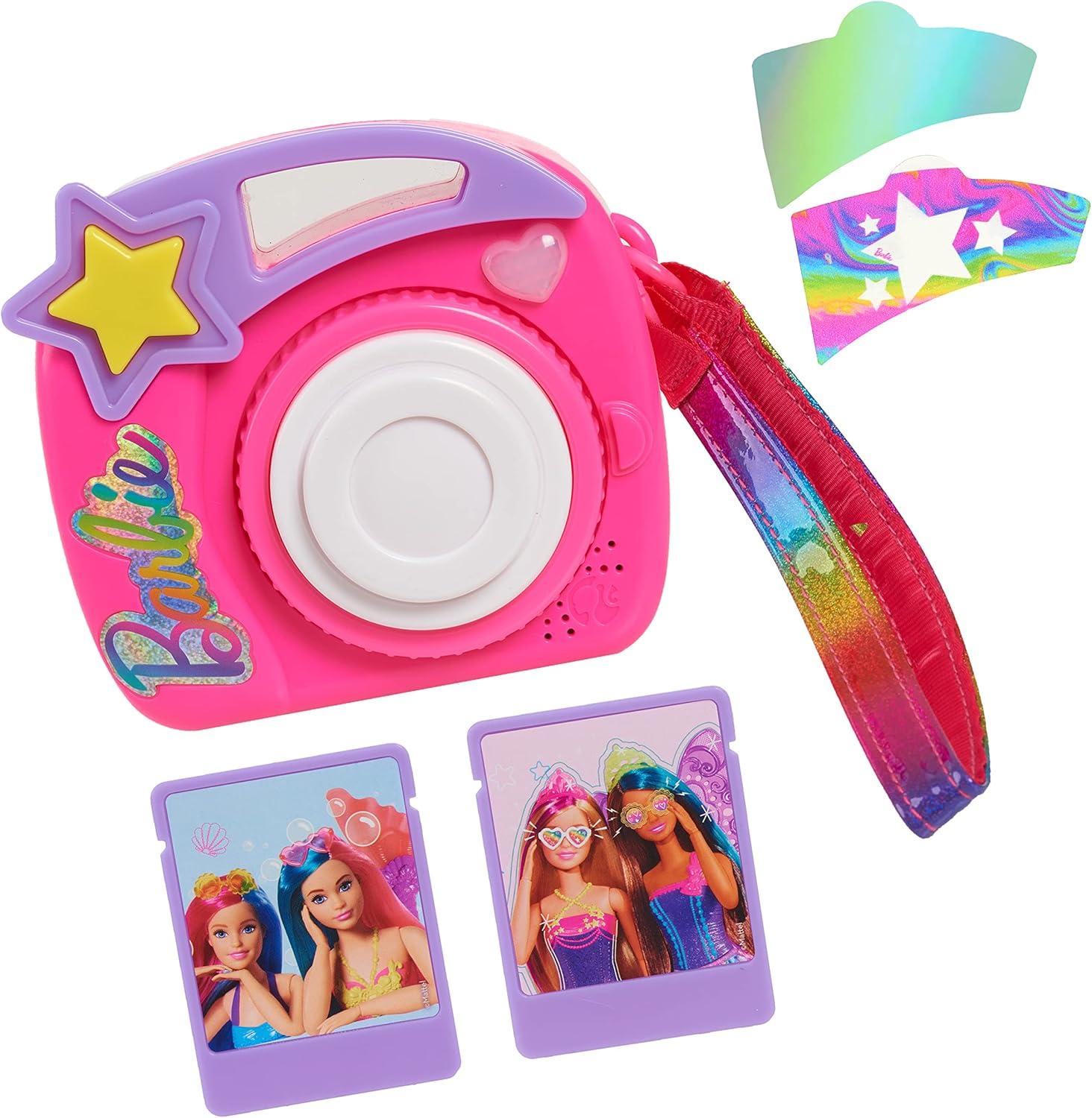 imageBarbie Photo Filter Play Camera and Play Smart Watch Set with Lights and Sounds Pretend Play Kids Toys for Ages 3 Up by Just Play
