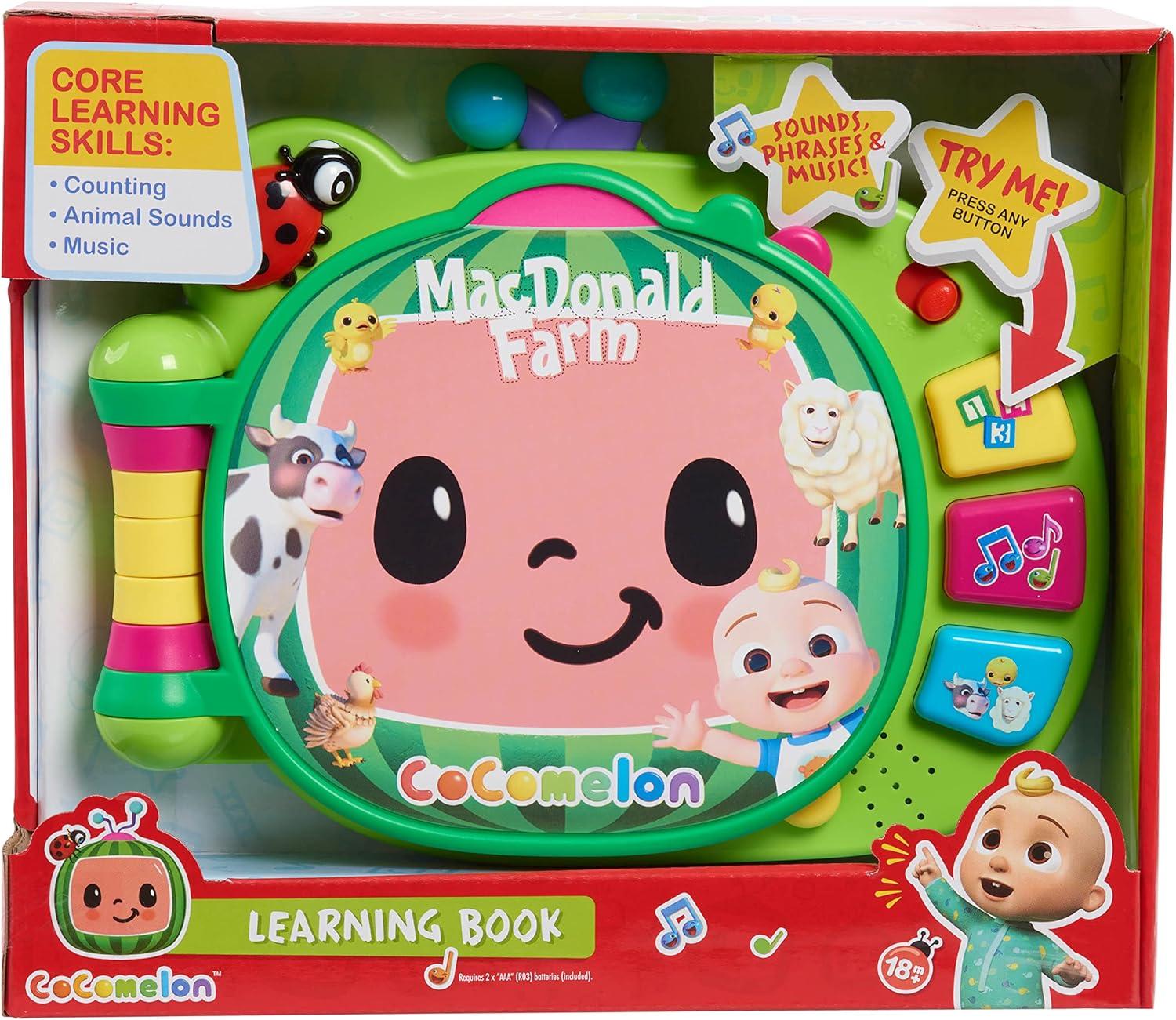 imageCoComelon Learning Book Interactive Toy for Toddlers 3 Learning Modes Music 50 Learning Phrases Officially Licensed Kids Toys for Ages 18 Month