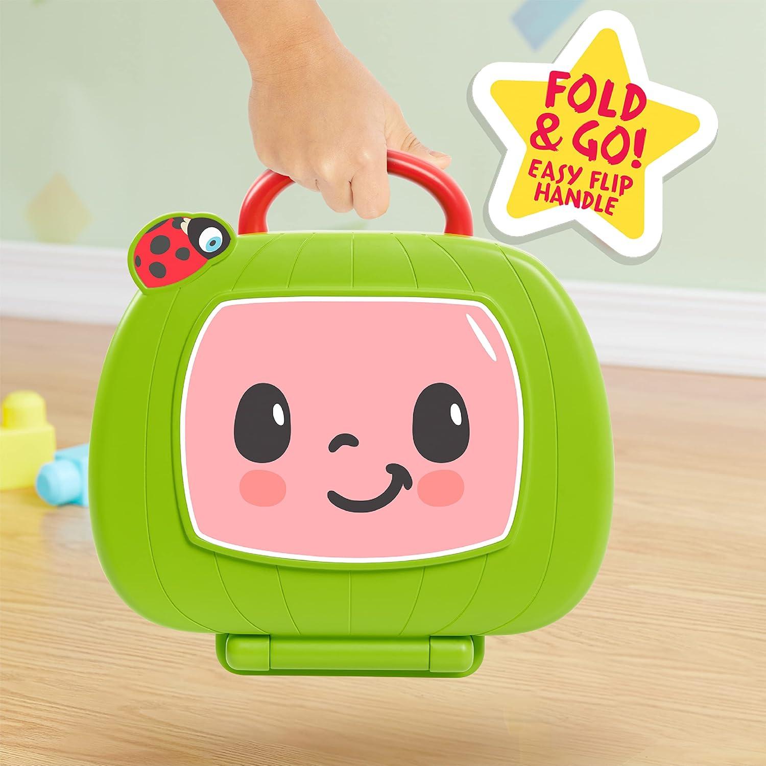 imageCoComelon Sing and Learn Laptop Toy for Kids Lights Sounds and Music Encourages Letter Number Shape and Animal Recognition Officially Licensed Kids Toys for Ages 18 Month by Just Play925 x 25 x 1325 inches
