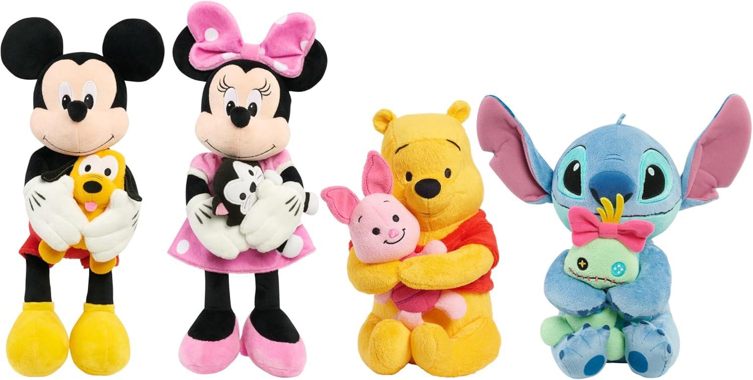 imageDisney Classics Lil Friends Minnie Mouse and Figaro 165inch Large Plushie Stuffed Animal Kids Toys for Ages 2 Up by Just Play