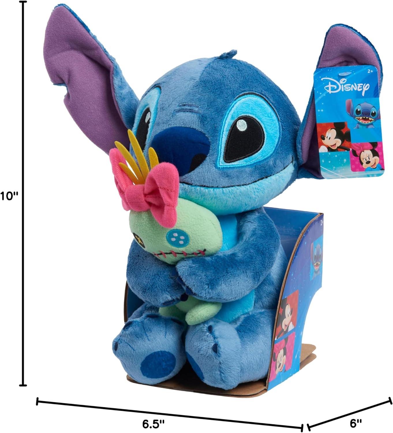 imageDisney Classics Lil Friends Stitch and Scrump Plush Stuffed Animal Kids Toys for Ages 2 Up by Just Play