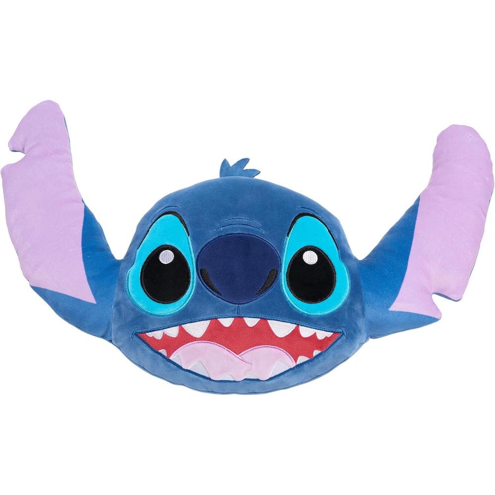 imageDisney Classics Character Heads Mickey Mouse 13Inch Plushie Soft Pillow Buddy Toy for Kids Kids Toys for Ages 2 Up by Just PlayStitch