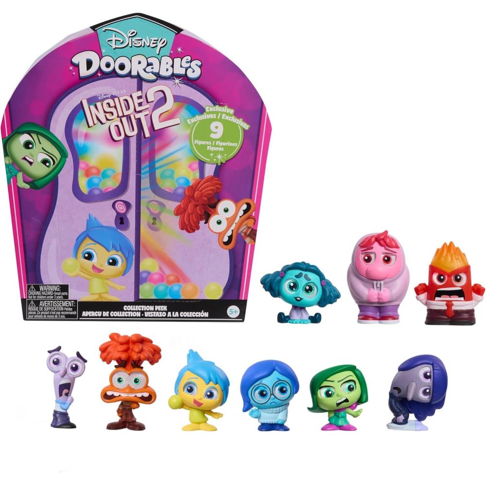 imageDisney Doorables Inside Out 2 Collection Peek Figures Holiday Stocking Stuffers Gifts Presents Kids Toys for Ages 5 Up by Just PlayModern
