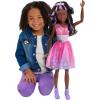 Barbie 28-Inch Best Fashion Friend Star Power Doll and Accessories, Dark Brown Hair(Star Power Dark Brown Hair)