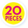 Barbie Fashionistas 8-Inch Styling Head, Blonde, 20 Pieces Include Hair Styling Accessories, Kids Toys for Ages 3 Up by Just Play