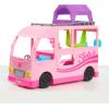 Barbie Pet Camper Playset with Pair of 1.5-inch Pet Figures, 11-pieces, Toy Figures and Playset, Kids Toys for Ages 3 Up by Just Play