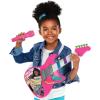 Barbie Rock Star Guitar, Interactive Electronic Toy Guitar with Lights, Sounds, and Microphone