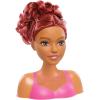 Barbie Small Styling Head and Accessories, Brown Hair, Brown Eyes, 17-pieces, Pretend Play, Kids Toys for Ages 3 Up by Just Play