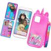 Barbie Unicorn Play Phone Set with Lights and Sounds, Unicorn Phone Case and Wristlet, Toy Cell Phone for Kids, Kids Toys for Ages 3 Up by Just Play