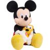 Disney Classics Lil Friends Mickey Mouse and Pluto 11.5-inch Large Plushie Stuffed Animal, Kids Toys for Ages 2 Up by Just Play