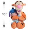 Disney Classics Lil Friends Tigger and Eeyore Plushie Stuffed Animal, Kids Toys for Ages 2 Up by Just Play