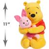 Disney Classics Lil Friends Winnie the Pooh and Piglet Plush Stuffed Animal, Kids Toys for Ages 2 Up by Just Play