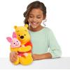 Disney Classics Lil Friends Winnie the Pooh and Piglet Plush Stuffed Animal, Kids Toys for Ages 2 Up by Just Play