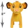 Disney Walking 9.75-inch Simba Plush Stuffed Animal, The Lion King, Soft and Huggable, Kids Toys for Ages 2 Up by Just Play