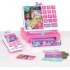 Just Play Barbie Trendy Cash Register with Sounds, Pretend Money, and Credit Card Reader, 9 Piece Playset, Kids Toys for Ages 3 Up