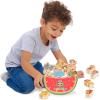 Just Play CoComelon Best Friends Wooden Balance Blocks, Recycled Wood, Kids Toys for Ages 18 Month