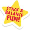 Just Play CoComelon Best Friends Wooden Balance Blocks, Recycled Wood, Kids Toys for Ages 18 Month