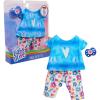 Baby Alive Single Outfit Set for Baby Dolls (Doll Sold Separately), Teal and Floral Print Blouse and Play Pacifier, Kids Toys for Ages 3 Up by Just Play(Tie Dye Tee)
