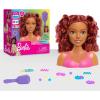 Barbie Small Styling Head and Accessories, Brown Hair, Brown Eyes, 17-pieces, Pretend Play, Kids Toys for Ages 3 Up by Just Play