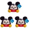 Disney Classics Mickey Mouse Small Weighted Plush, 5-inch Stuffed Animal, Kids Toys for Ages 3 Up by Just Play(Small (Pack of 3))