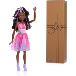 Barbie 28-Inch Best Fashion Friend Star Power Doll and Accessories, Dark Brown Hair(Star Power Dark Brown Hair)