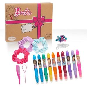 Barbie Deluxe Hair Chalk Salon Set, 75-Piece Hair Accessories Set for Girls, Kids Toys for Ages 5 Up, Amazon Exclusive by Just Play