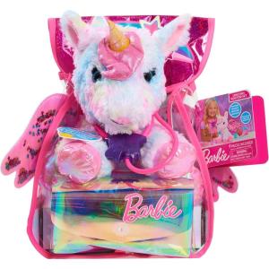 Barbie Dreamtopia Unicorn Doctor, Interactive Lights and Sounds Plush with Backpack