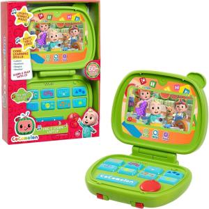 CoComelon Sing and Learn Laptop Toy for Kids, Lights, Sounds, and Music Encourages Letter, Number, Shape, and Animal Recognition, Officially Licensed Kids Toys for Ages 18 Month by Just Play(9.25 x 2.5 x 13.25 inches)