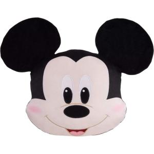 Disney Classics Character Heads, Mickey Mouse, 13-Inch Plushie, Soft Pillow Buddy Toy for Kids, Kids Toys for Ages 2 Up by Just Play(Mickey)