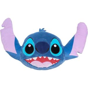 Disney Classics Character Heads, Mickey Mouse, 13-Inch Plushie, Soft Pillow Buddy Toy for Kids, Kids Toys for Ages 2 Up by Just Play(Stitch)