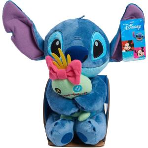 Disney Classics Lil Friends Stitch and Scrump Plush Stuffed Animal, Kids Toys for Ages 2 Up by Just Play