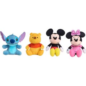Disney Littlest Friends Plush 4-Pack, 3-inch Stuffed Animals, Kids Toys for Ages 3 Up by Just Play