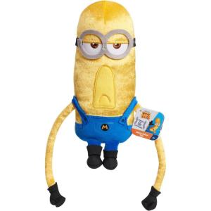 Illumination Minions Despicable Me 4 Squooshy Plush Mega Tim, Kids Toys for Ages 3 Up by Just Play