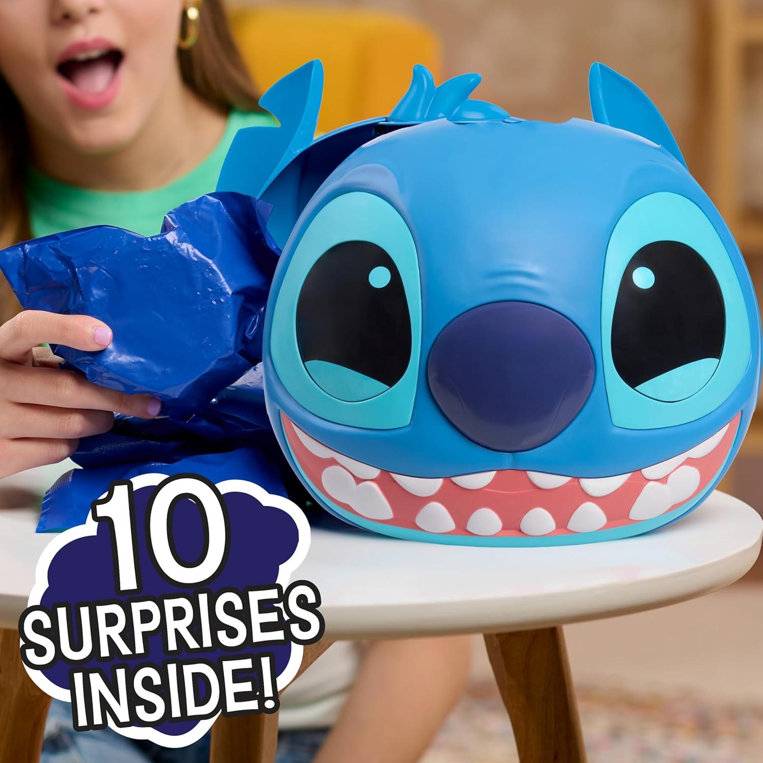 imageDisney Stitch Jumbo Mystery Capsule 10 Surprises Inside Collectible Figures and Plush Blind Box Toy for Fans Boys Girls Kids Ages 3 and Up by Just Play