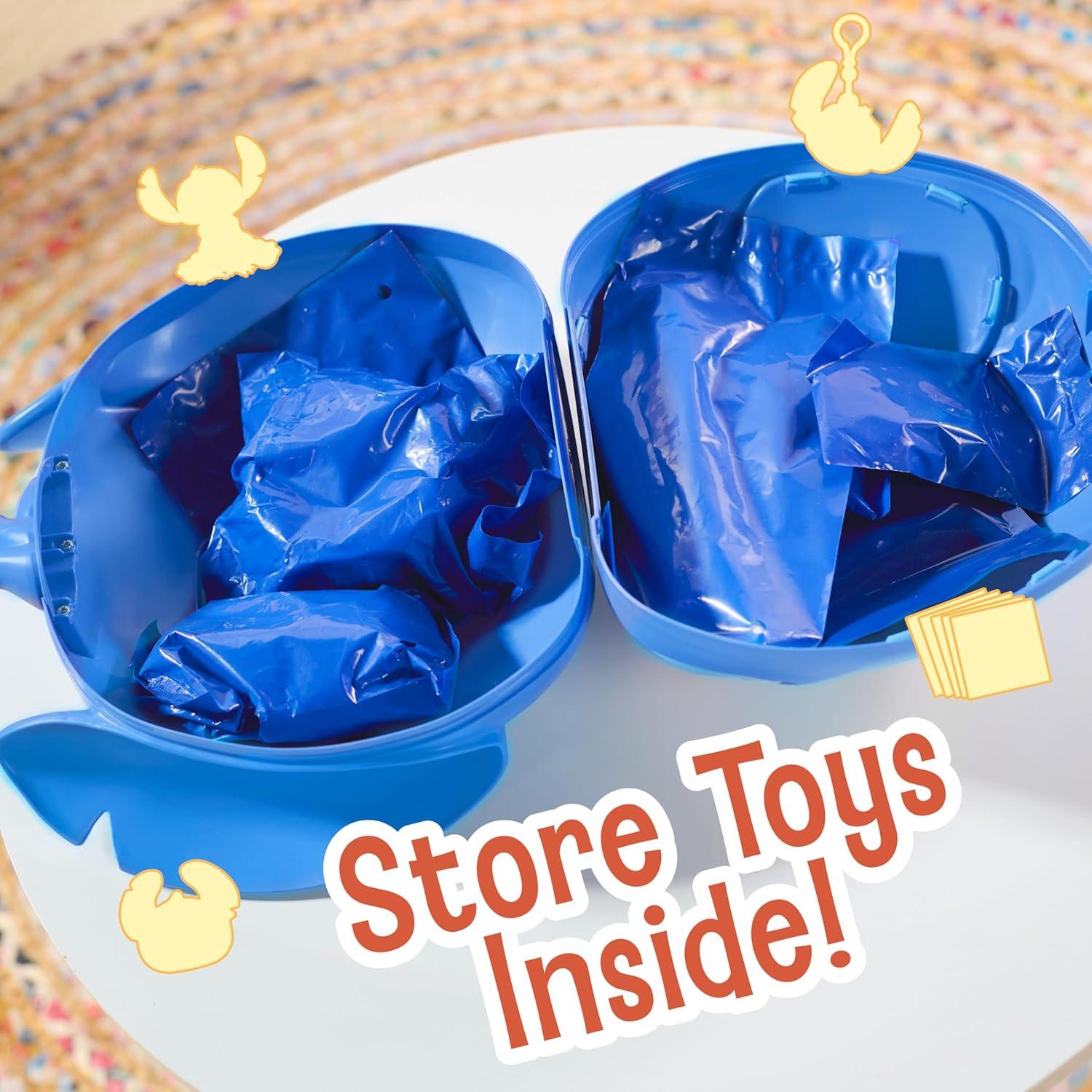 imageDisney Stitch Jumbo Mystery Capsule 10 Surprises Inside Collectible Figures and Plush Blind Box Toy for Fans Boys Girls Kids Ages 3 and Up by Just Play
