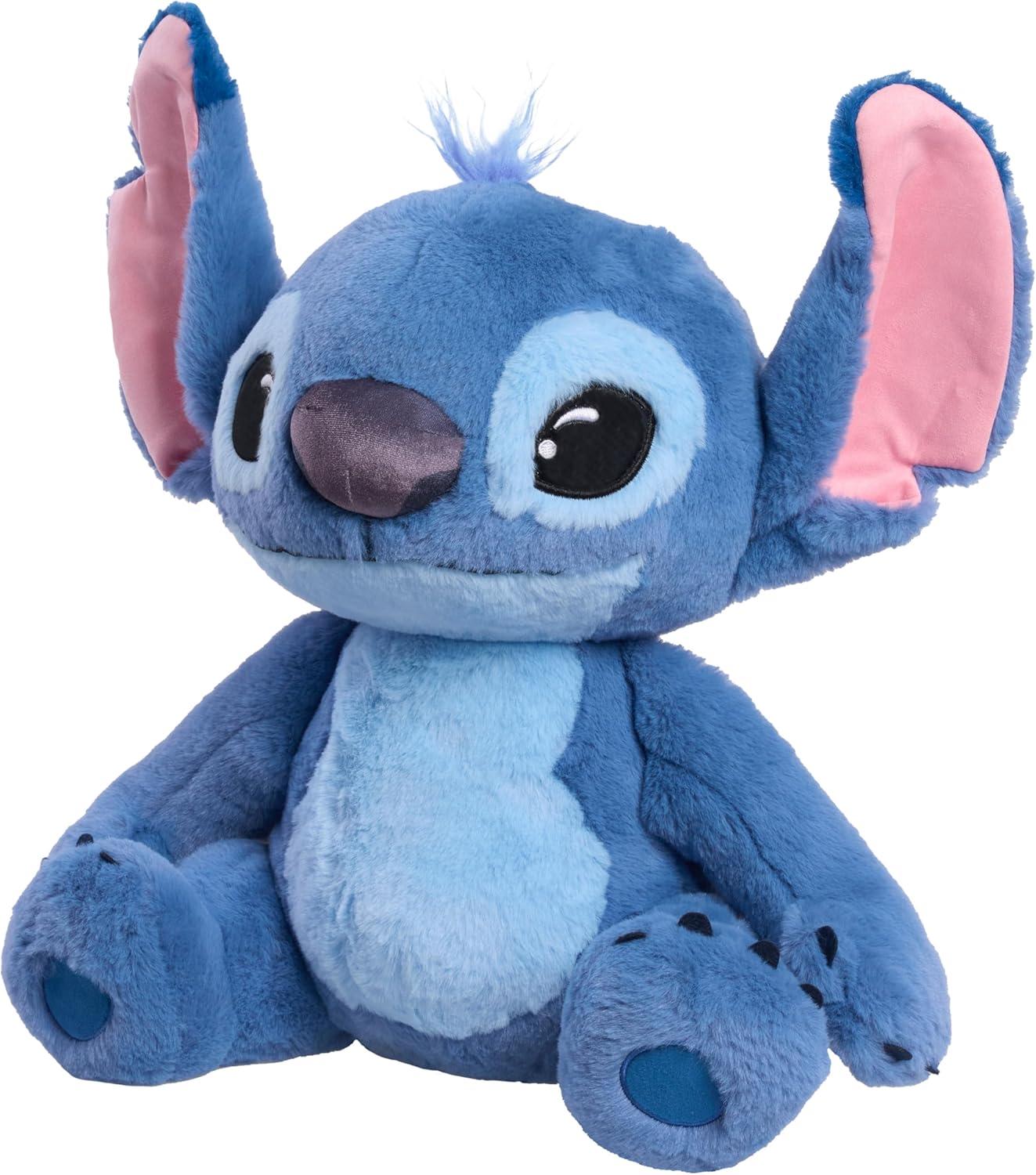 imageDisney Stitch LiveAction 13inch Large Plush Stuffed Animal Soft Toy for Kids Blue Alien Toy for Fans Girls Boys Kids Ages 2 and Up by Just Play