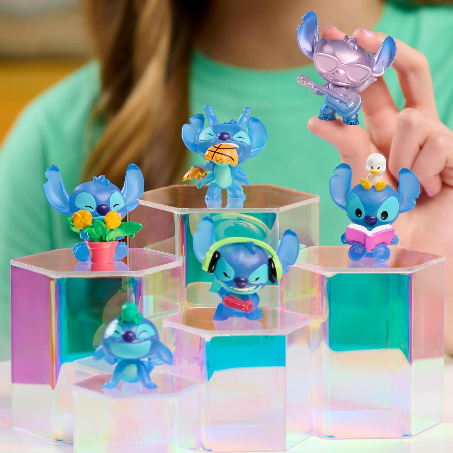 imageDisney Stitch Thats So Stitch Collector Figure Pack 6 Exclusive 2inch Collectible Figurines Toy for Fans Boys Girls Kids Ages 3 and Up by Just Play