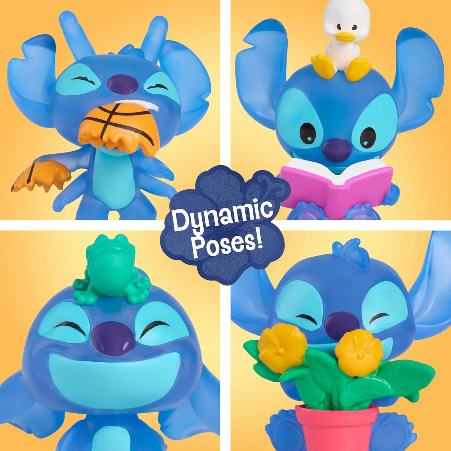 imageDisney Stitch Thats So Stitch Collector Figure Pack 6 Exclusive 2inch Collectible Figurines Toy for Fans Boys Girls Kids Ages 3 and Up by Just Play