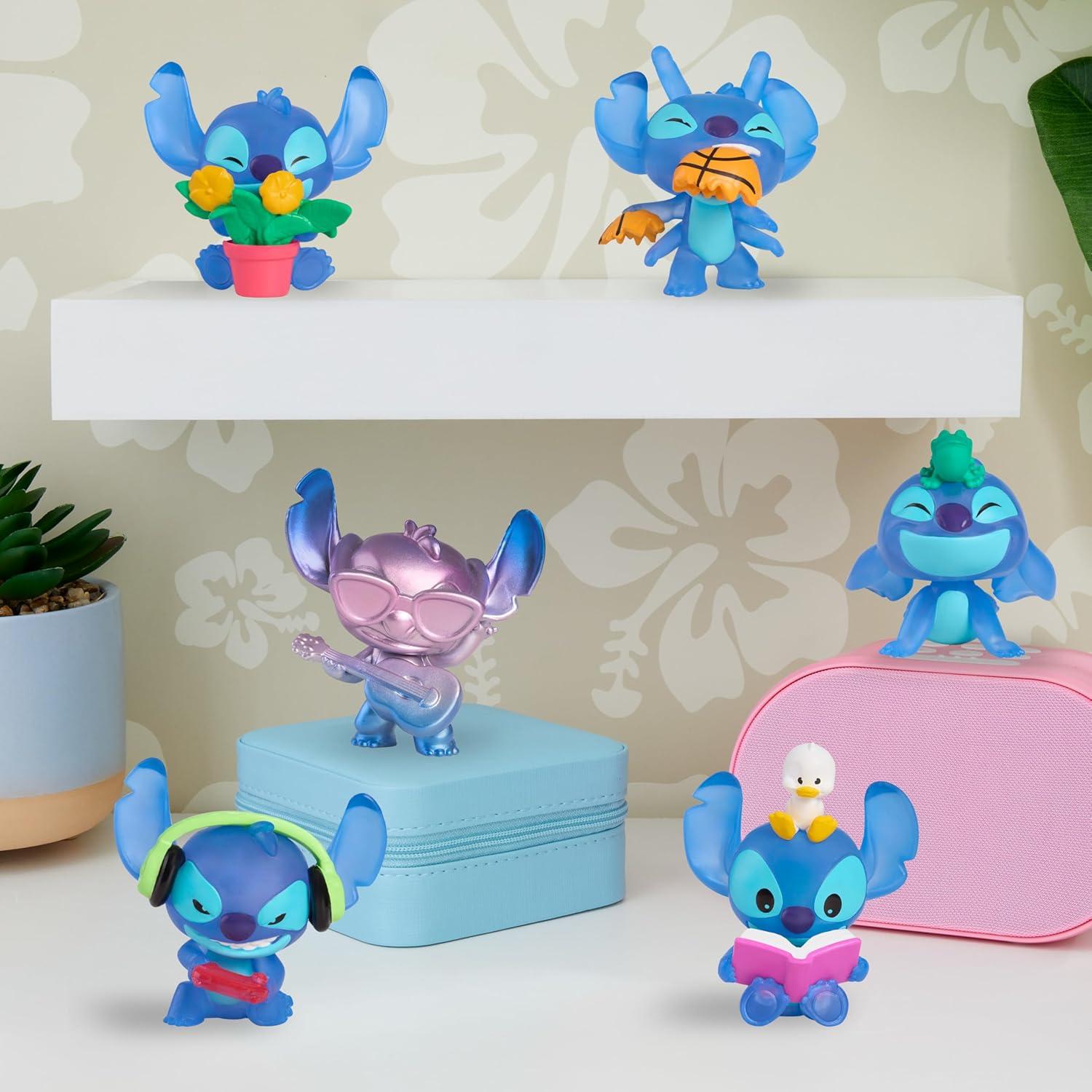 imageDisney Stitch Thats So Stitch Collector Figure Pack 6 Exclusive 2inch Collectible Figurines Toy for Fans Boys Girls Kids Ages 3 and Up by Just Play