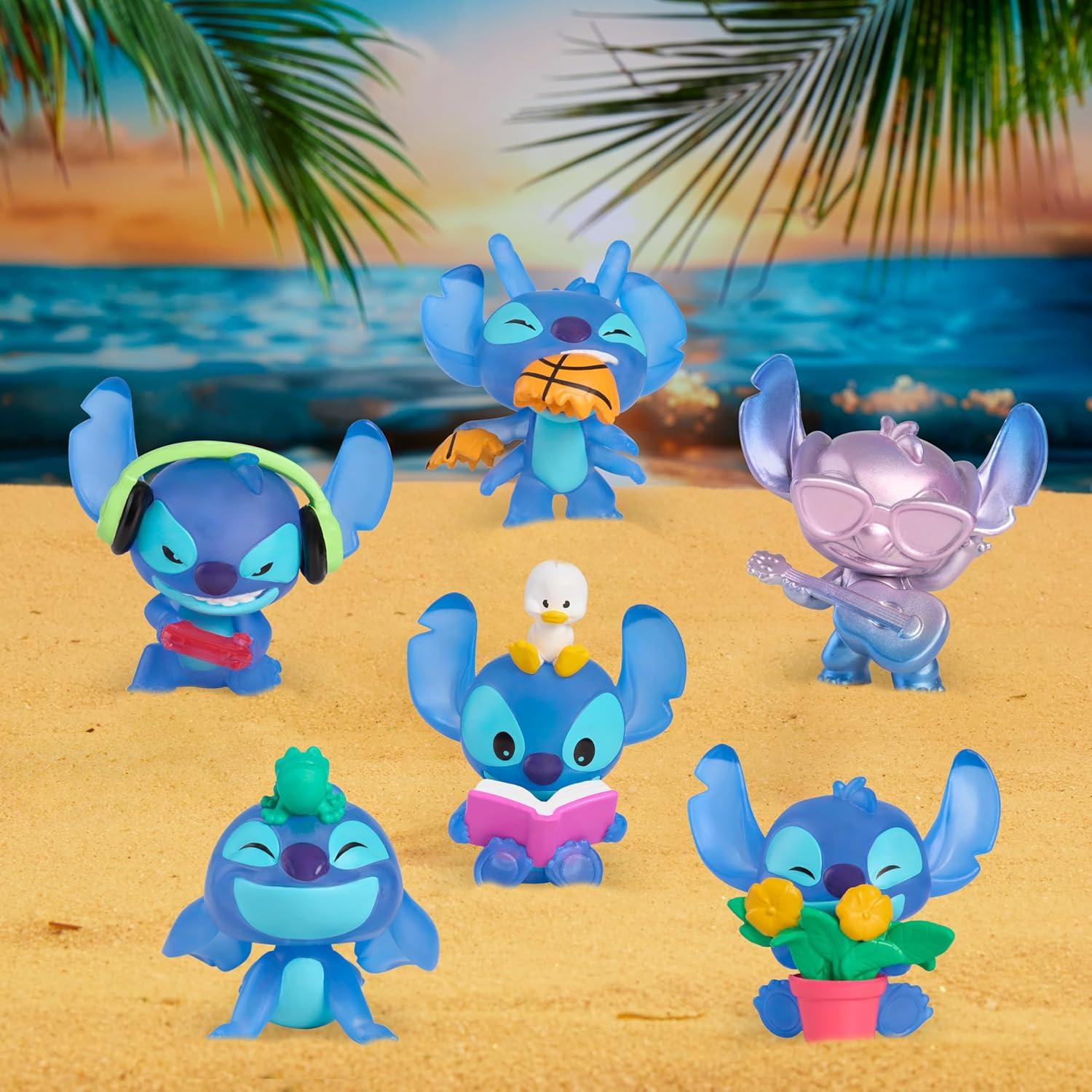 imageDisney Stitch Thats So Stitch Collector Figure Pack 6 Exclusive 2inch Collectible Figurines Toy for Fans Boys Girls Kids Ages 3 and Up by Just Play
