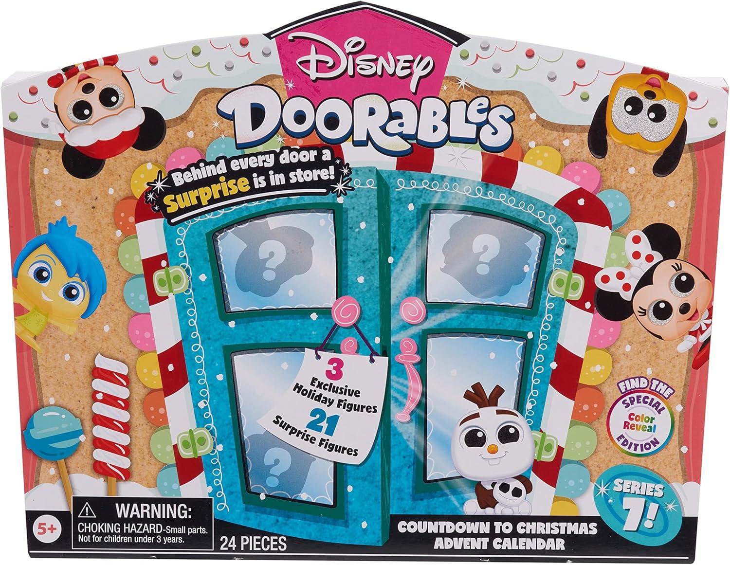 imageJust Play Disney Doorables Countdown to Christmas Advent Calendar Blind Bag Collectible Figures Kids Toys for Ages 5 Up Amazon Exclusive