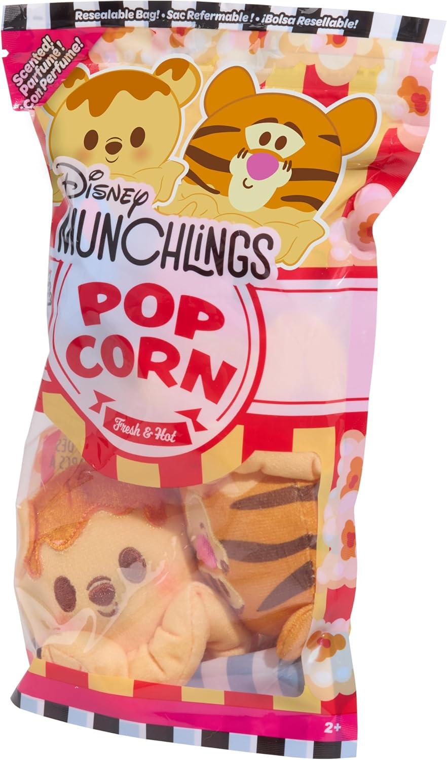 imageMunchlings Snack Pack Plush Popcorn Kids Toys for Ages 2 Up by Just Play