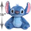 Disney Stitch Live-Action 13-inch Large Plush Stuffed Animal, Soft Toy for Kids, Blue, Alien, Toy for Fans, Girls, Boys, Kids, Ages 2 and Up by Just Play