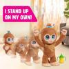 FurReal Peanut The Playful Monkey Interactive Toy, 15-inch Realistic Plush, Kids Toys for Ages 4 Up by Just Play(Large)